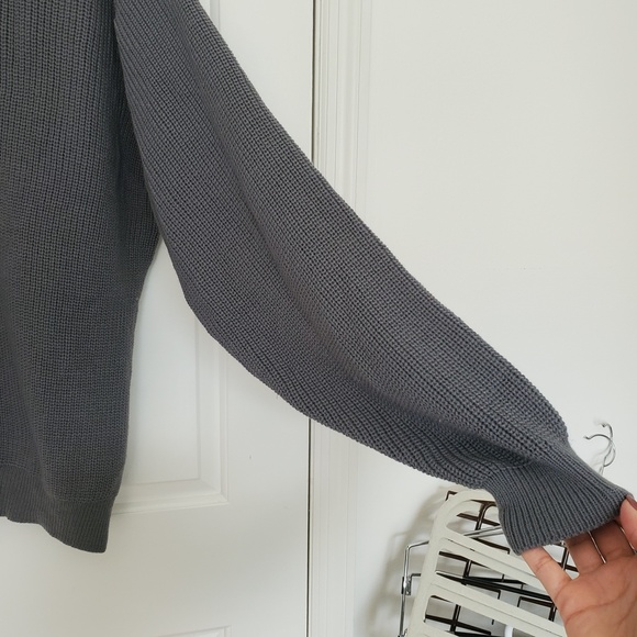 2for$20 Timber Trail XL grey knit sweater sweatshirt 4 button over the head - Picture 6 of 9